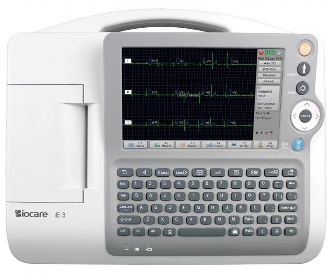 Electrocardiógrafo Digital iE 3 - 3 canais de ECG